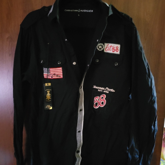 CHRISTIAN AUDIGIER BUTTON DOWN SHIRT - Picture 8 of 16